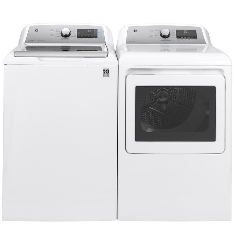 GE(R) 5.2 cu. ft. Capacity Smart Washer with Sanitize w/Oxi and SmartDispense-(GTW840CSNWS)