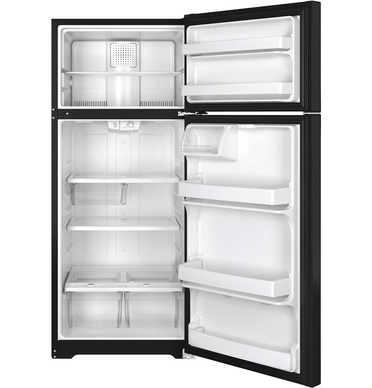 GE(R) ENERGY STAR(R) 17.5 Cu. Ft. Top-Freezer Refrigerator-(GTE18GTHBB)