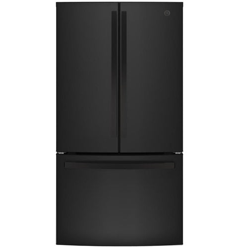 GE(R) ENERGY STAR(R) 27.0 Cu. Ft. French-Door Refrigerator-(GNE27JGMBB)