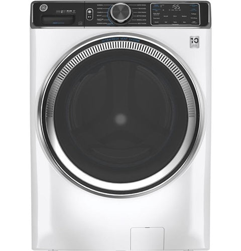 GE(R) 5.0 cu. ft. Capacity Smart Front Load ENERGY STAR(R) Steam Washer with SmartDispense(TM) UltraFresh Vent System with OdorBlock(TM) and Sanitize + Allergen-(GFW850SSNWW)