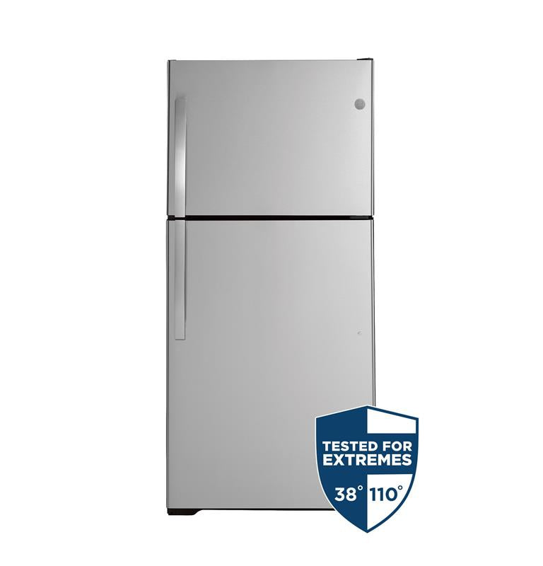 GE(R) 19.2 Cu. Ft. Top-Freezer Refrigerator-(GTS19KYNRFS)
