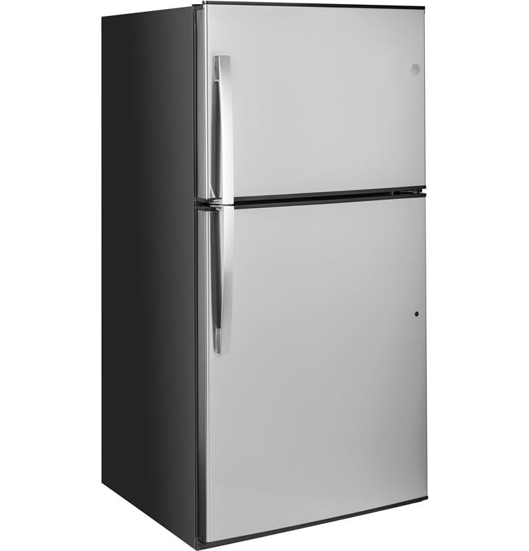 GE(R) ENERGY STAR(R) 21.1 Cu. Ft. Top-Freezer Refrigerator-(GIE21GSHSS)