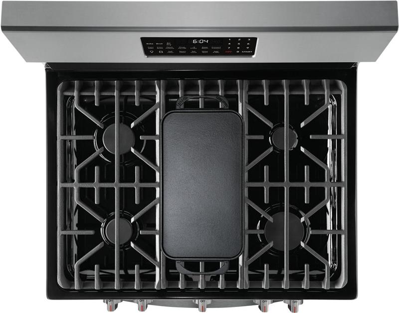 Frigidaire Gallery 30" Freestanding Gas Range with Air Fry-(GCRG3060AD)