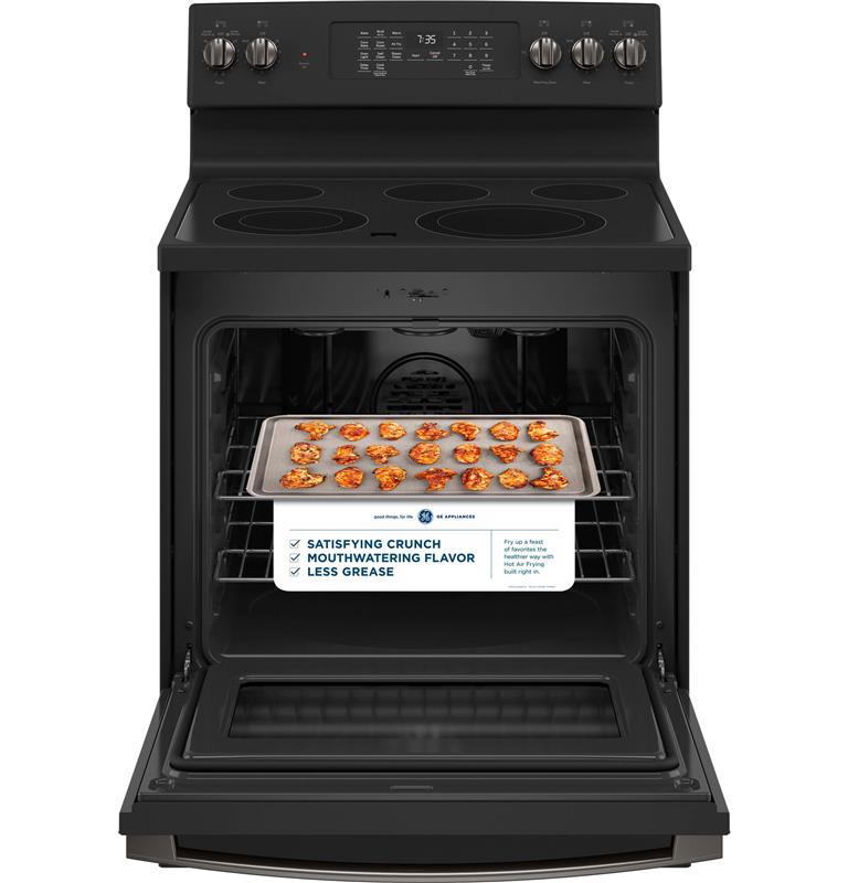 GE(R) 30" Free-Standing Electric Convection Range with No Preheat Air Fry-(JB735FPDS)