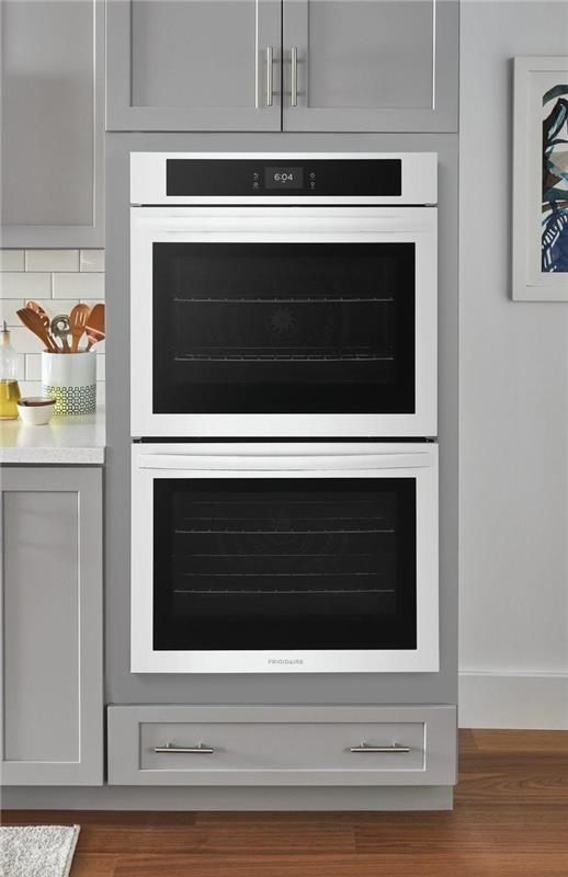 Frigidaire 30" Double Electric Wall Oven with Fan Convection-(FCWD3027AW)