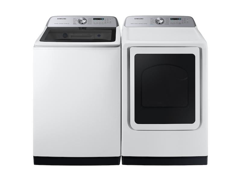 7.4 cu. ft. Smart Gas Dryer with Pet Care Dry and Steam Sanitize+ in White-(DVG54CG7150WA3)