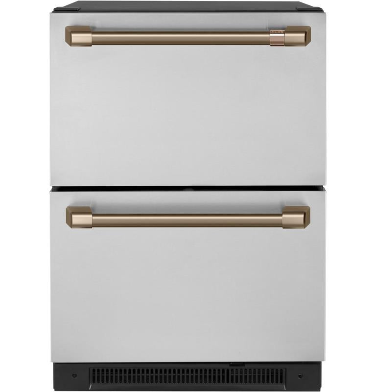 Caf(eback)(TM) 5.7 Cu. Ft. Built-In Dual-Drawer Refrigerator-(CDE06RP2NS1)