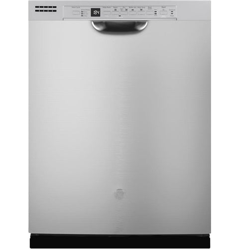 GE(R) Front Control with Stainless Interior Door Dishwasher with Sanitize Cycle & Dry Boost-(GDF640HSMSS)
