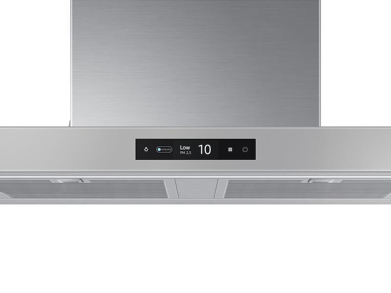30" Bespoke Smart Wall Mount Hood with LCD Display in Clean Grey-(NK30CB700WCGAA)