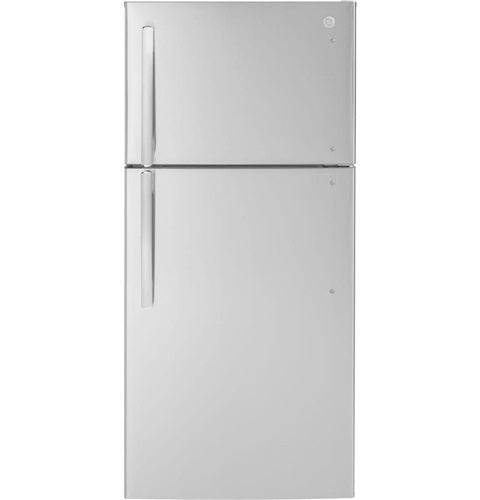 GE(R) ENERGY STAR(R) 18.3 Cu. Ft. Top-Freezer Refrigerator-(GTE18MSRRSS)