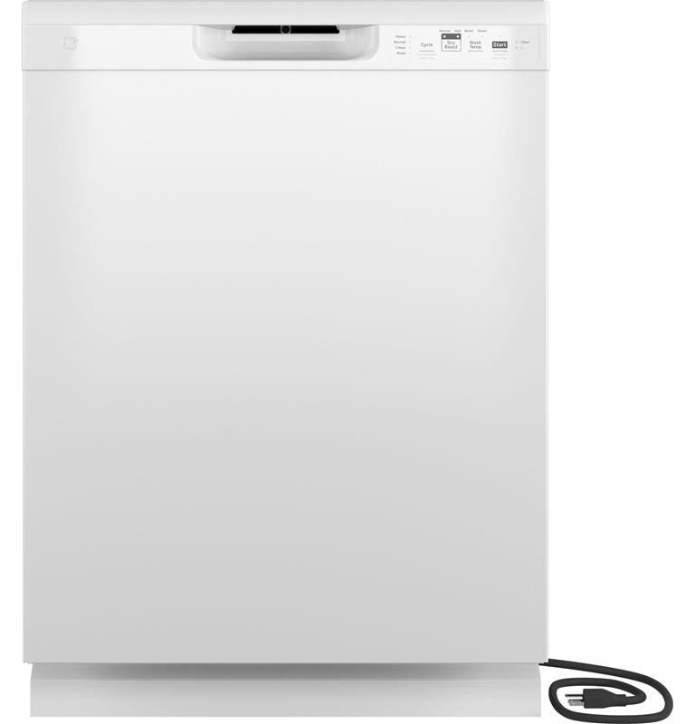 GE(R) Dishwasher with Front Controls with Power Cord-(GDF511PGRWW)