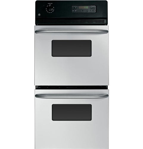 GE(R) 24" Double Wall Oven-(JRP28SKSS)
