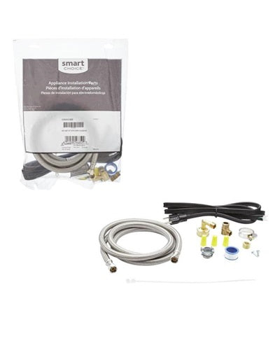 Smart Choice Dishwasher Installation Kit with 6' Stainless Steel Cord-(5304503928)