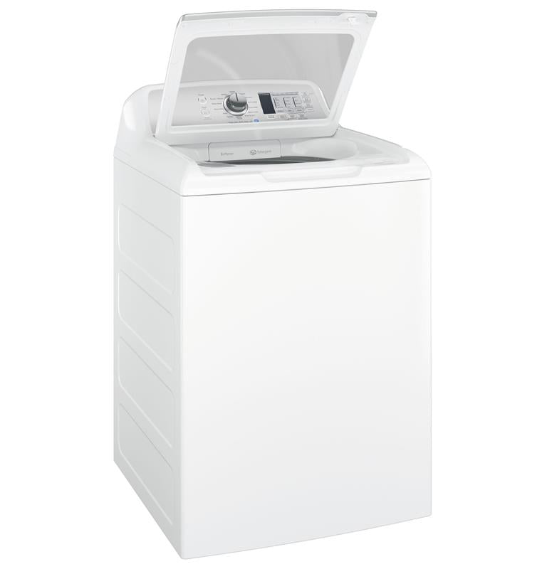 GE(R) 4.6 cu. ft. Capacity Washer with Stainless Steel Basket-(GTW680BSJWS)