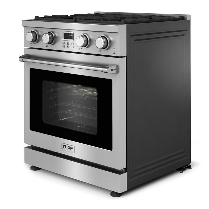 30 Inch Contemporary Professional Gas Range In Stainless Steel - Arg30  Arg30lp-(ARG30)