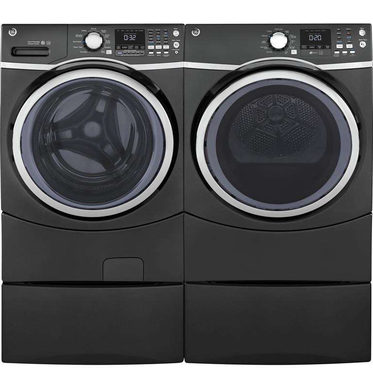 GE(R) 7.5 cu. ft. Capacity Front Load Electric Dryer with Steam-(GFD45ESPMDG)