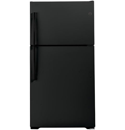 GE(R) ENERGY STAR(R) 21.9 Cu. Ft. Top-Freezer Refrigerator-(GIE22JTNRBB)