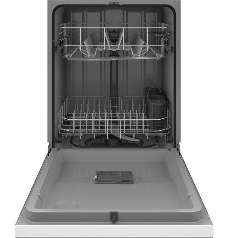 GE(R) Dishwasher with Front Controls-(GDF535PGRWW)