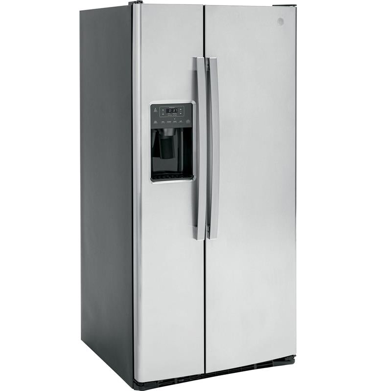 GE(R) 23.0 Cu. Ft. Side-By-Side Refrigerator-(GSS23GYPFS)