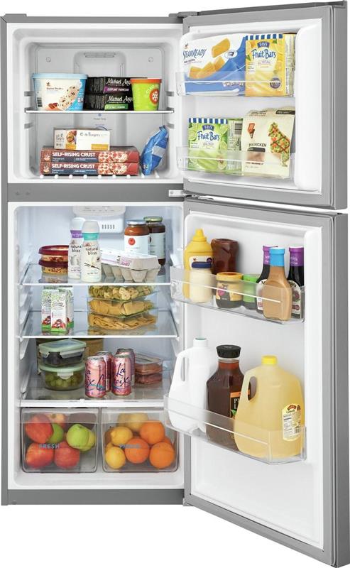 Frigidaire 10.1 Cu. Ft. Top Freezer Apartment-Size Refrigerator-(FFET1022UV)