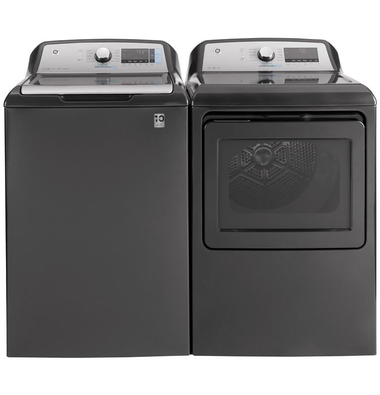 GE(R) 5.2 cu. ft. Capacity Smart Washer with Sanitize w/Oxi and SmartDispense-(GTW840CPNDG)