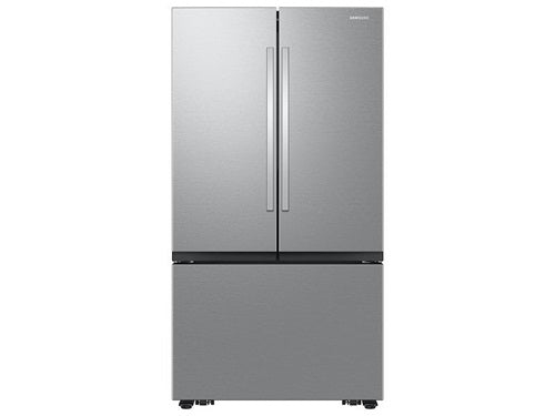 32 cu. ft. Mega Capacity 3-Door French Door Refrigerator with Dual Auto Ice Maker in Stainless Steel-(RF32CG5100SRAA)