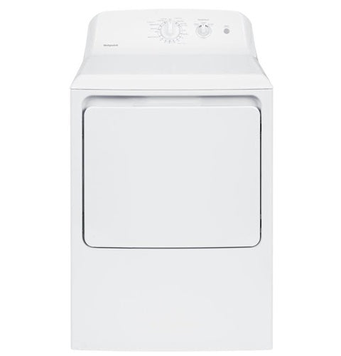 Hotpoint(R) 6.2 cu. ft. capacity aluminized alloy electric dryer-(HTX21EASKWW)