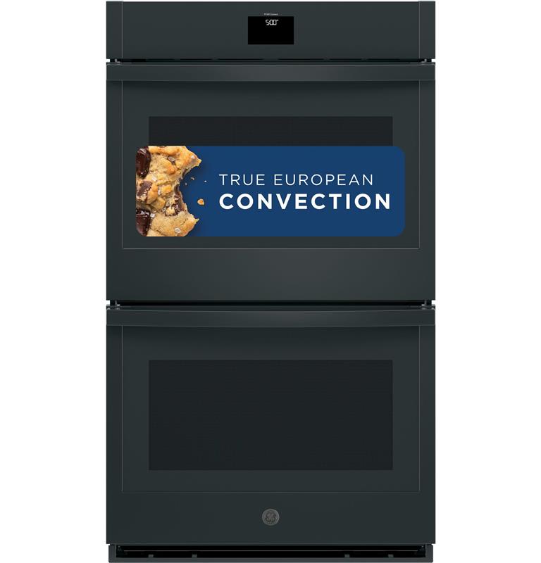 GE(R) 30" Smart Built-In Self-Clean Convection Double Wall Oven with Never Scrub Racks-(JTD5000DNBB)