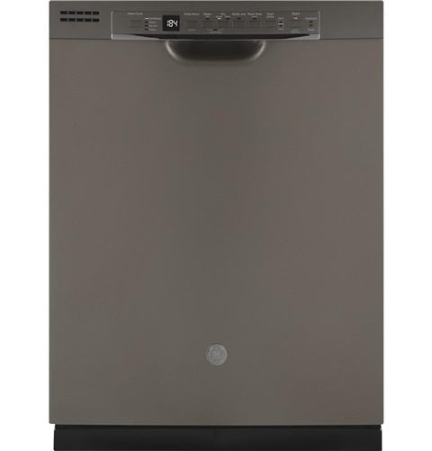GE(R) Front Control with Plastic Interior Dishwasher with Sanitize Cycle & Dry Boost-(GDF630PMMES)