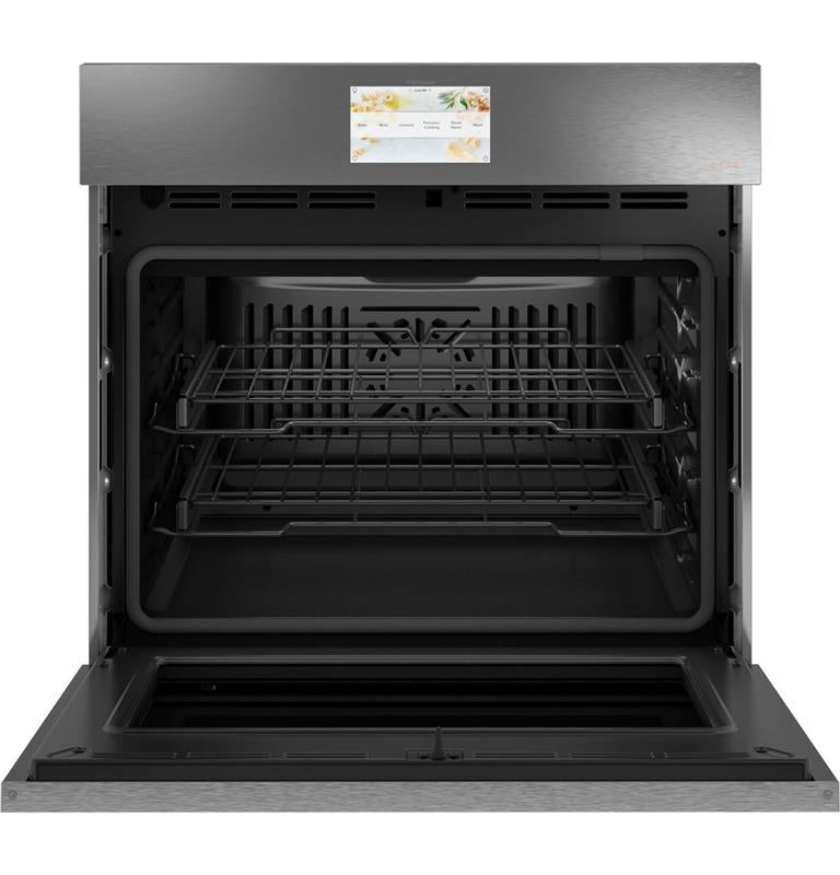 Caf(eback)(TM) 30" Smart Built-In Convection Single Wall Oven in Platinum Glass-(CTS90DM2NS5)