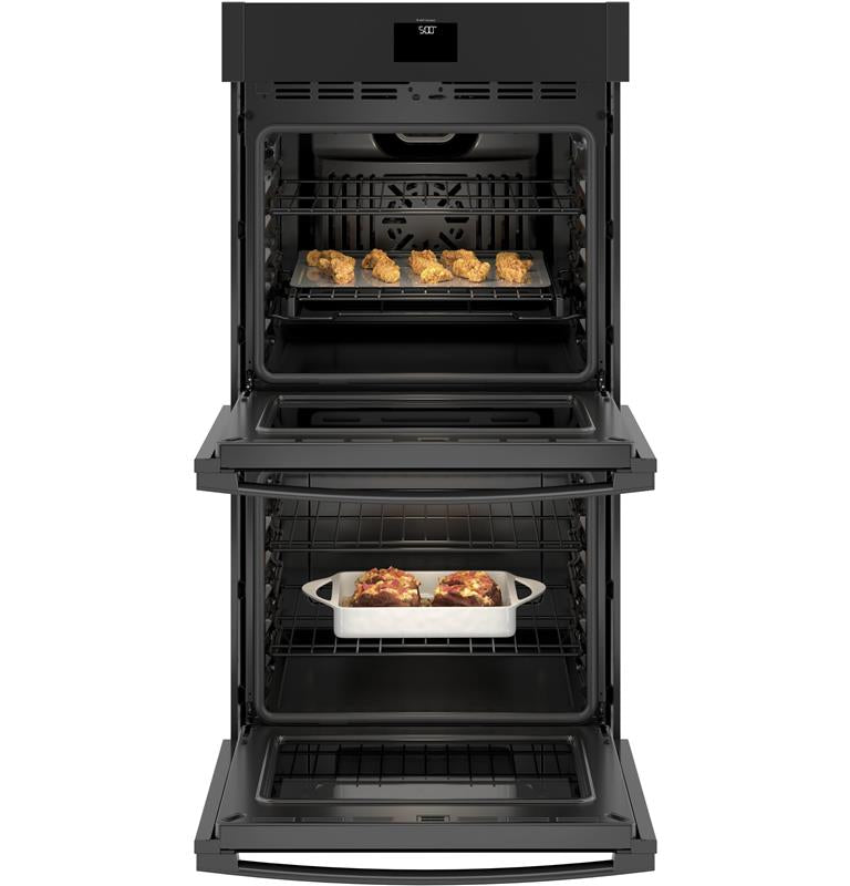 GE(R) 27" Smart Built-In Convection Double Wall Oven-(JKD5000DNBB)