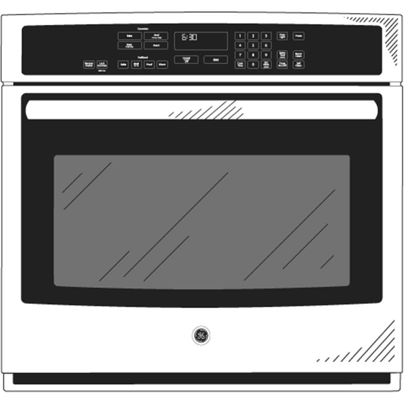 GE Profile(TM) Series 30" Built-In Single Convection Wall Oven-(PT7050FMDS)