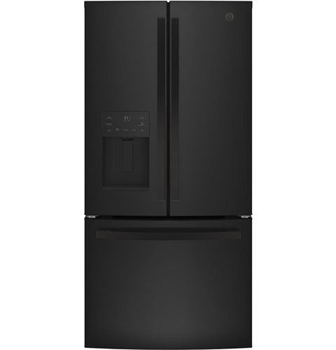 GE(R) ENERGY STAR(R) 23.6 Cu. Ft. French-Door Refrigerator-(GFE24JGKBB)