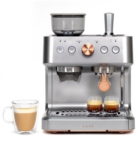 Caf(eback)(TM) BELLISSIMO Semi Automatic Espresso Machine + Frother-(C7CESAS2RS3)