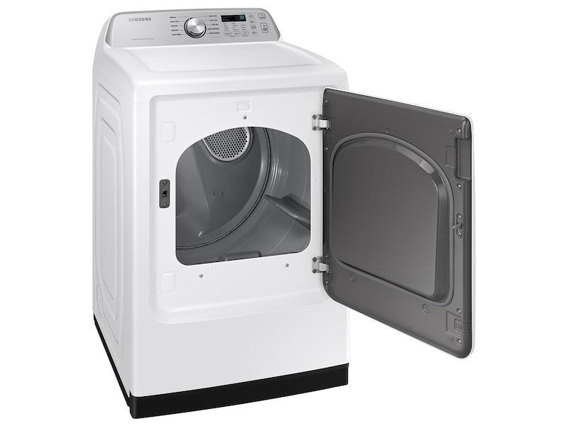 7.4 cu. ft. Smart Gas Dryer with Sensor Dry in White-(DVG47CG3500WA3)