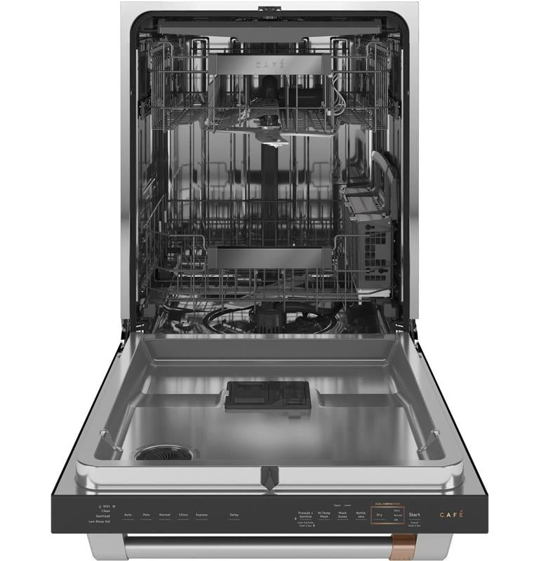 Caf(eback)(TM) Smart Stainless Steel Interior Dishwasher with Sanitize and Ultra Wash & Dual Convection Ultra Dry-(CDT875P3ND1)