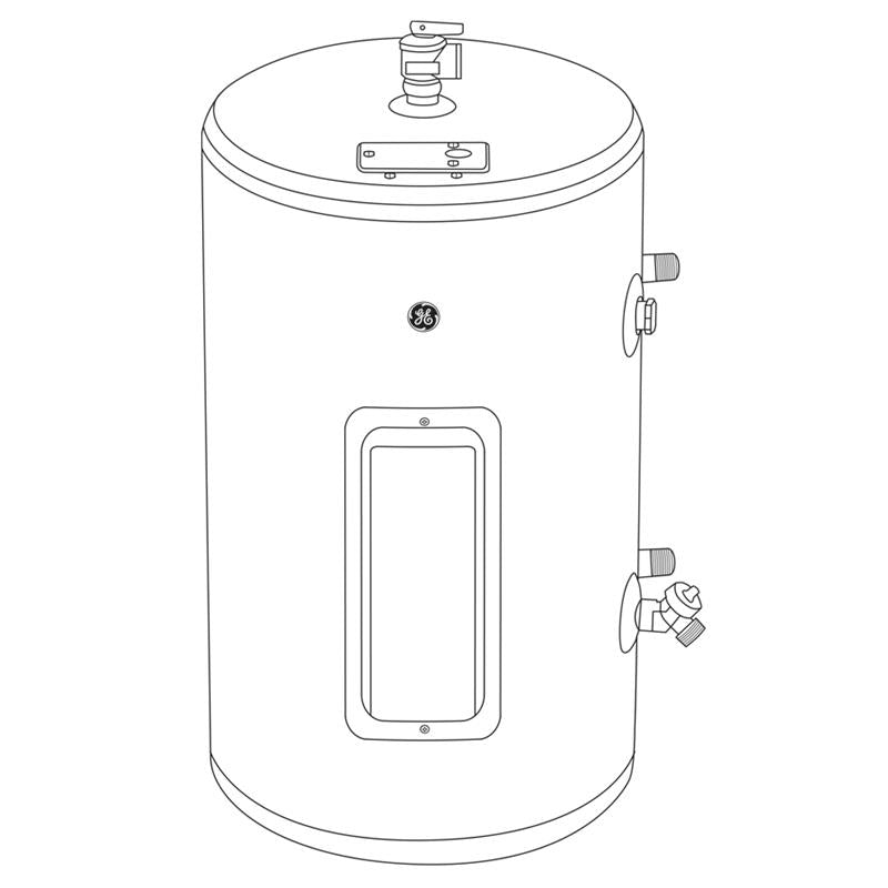 GE(R) 10 Gallon Electric Point of Use Water Heater-(GE10P08BAR)