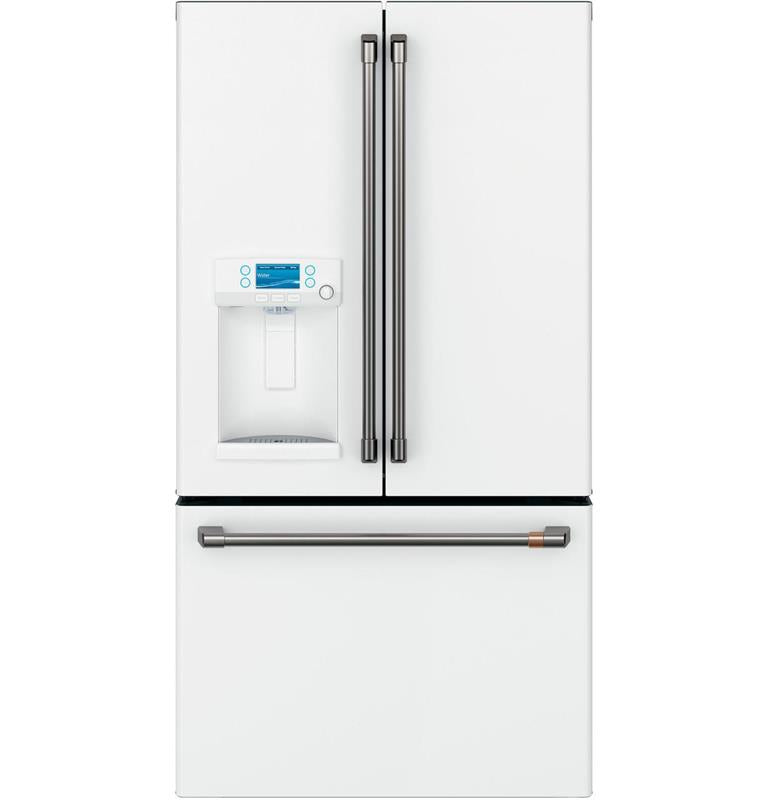 Caf(eback)(TM) ENERGY STAR(R) 22.1 Cu. Ft. Smart Counter-Depth French-Door Refrigerator with Hot Water Dispenser-(CYE22TP4MW2)