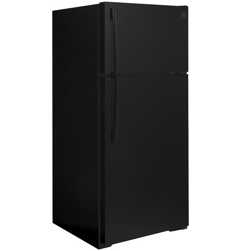 GE(R) ENERGY STAR(R) 16.6 Cu. Ft. Top-Freezer Refrigerator-(GTE17DTNRBB)