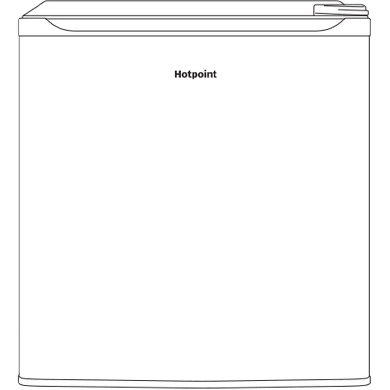 Hotpoint(R) 1.7 cu. ft. ENERGY STAR(R) Qualified Compact Refrigerator-(HME02GGMBB)