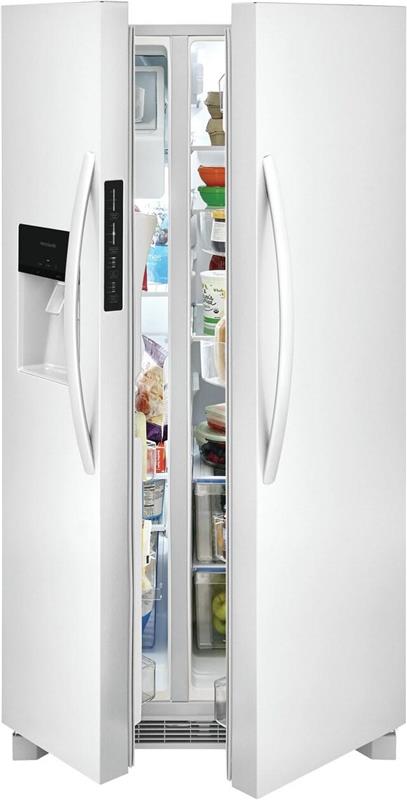 Frigidaire 25.6 Cu. Ft. 36" Standard Depth Side by Side Refrigerator-(FRSS2623AW)