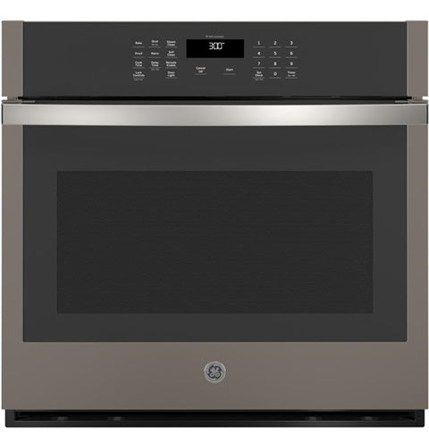 GE(R) 30" Smart Built-In Self-Clean Single Wall Oven with Never-Scrub Racks-(JTS3000ENES)