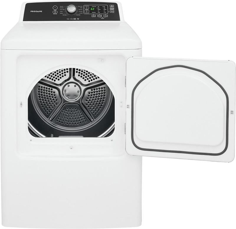 Frigidaire 6.7 Cu. Ft. Free Standing Electric Dryer-(FFRE4120SW)