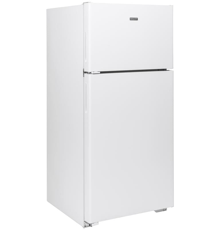 Hotpoint(R) 15.6 Cu. Ft. Recessed Handle Top-Freezer Refrigerator-(HPS16BTNLWW)