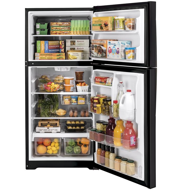GE(R) 21.9 Cu. Ft. Top-Freezer Refrigerator-(GTS22KMNRDS)