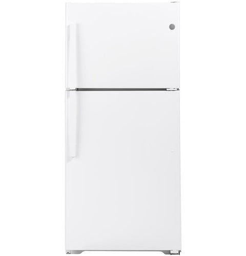 GE(R) 21.9 Cu. Ft. Top-Freezer Refrigerator-(GTS22KGNRWW)