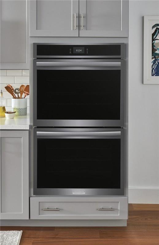 Frigidaire Gallery 30" Double Electric Wall Oven with Total Convection-(GCWD3067AD)