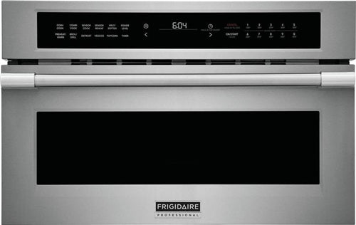 Frigidaire Professional 30" Built-In Convection Microwave Oven with Drop-Down Door-(PMBD3080AFSD3131)
