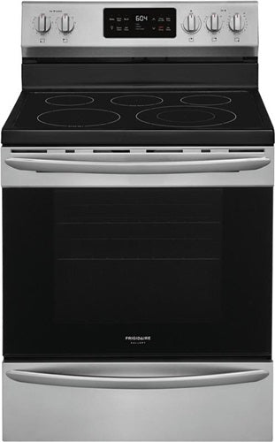 Frigidaire Gallery 30" Freestanding Electric Range with Steam Clean-(GCRE3038AF)