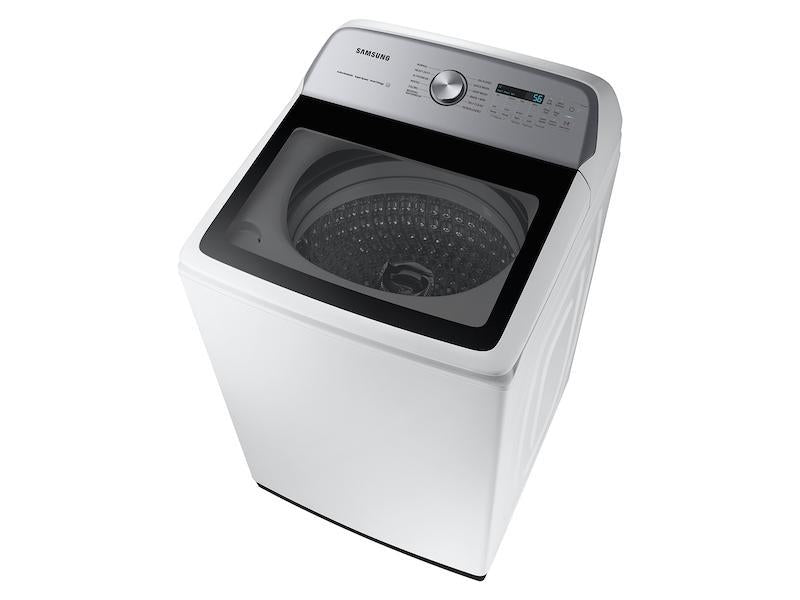 5.5 cu. ft. Extra-Large Capacity Smart Top Load Washer with Super Speed Wash in White-(WA55CG7100AWUS)